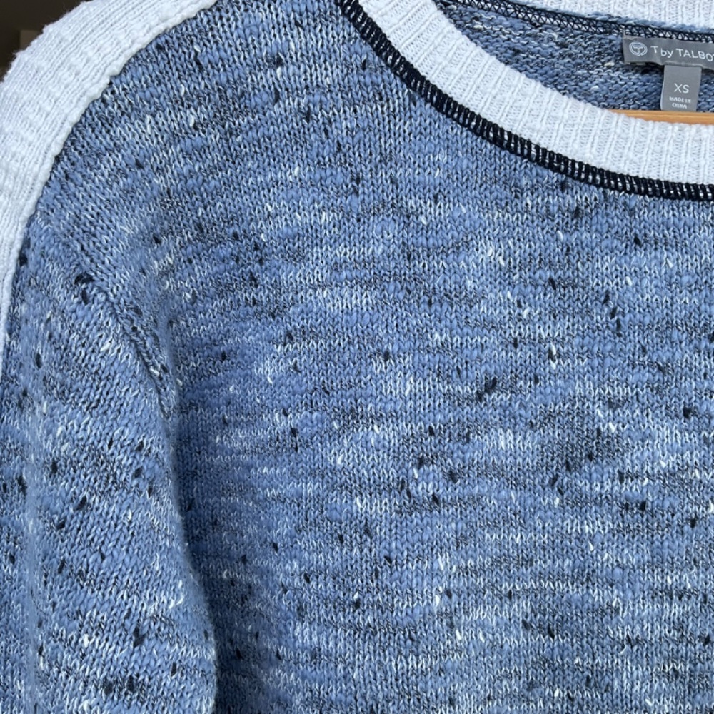 T by Talbots Lightweight Cotton Blend Sweater, XS